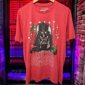 Darth Vader Star Wars I Find Your Lack Of Cheer Disturbing X-Mas T-Shirt, Large